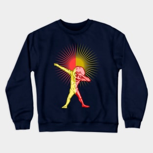 Dabbing Alien Crewneck Sweatshirt